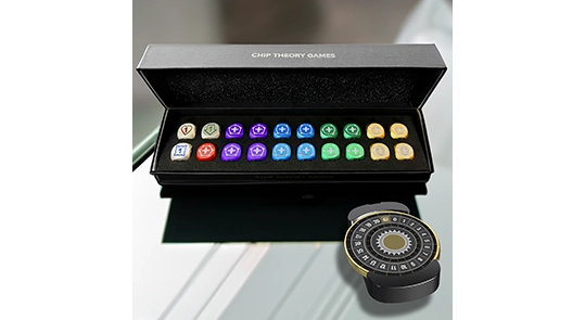 20 Strong: Dados de aleación y chip rastreador