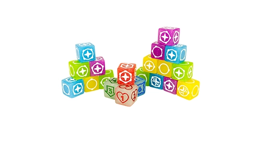 Juego de dados Solar Sentinels Core Extra