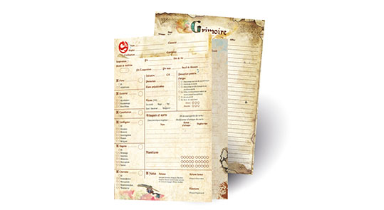 📜 Feuilles de personnage Dragons