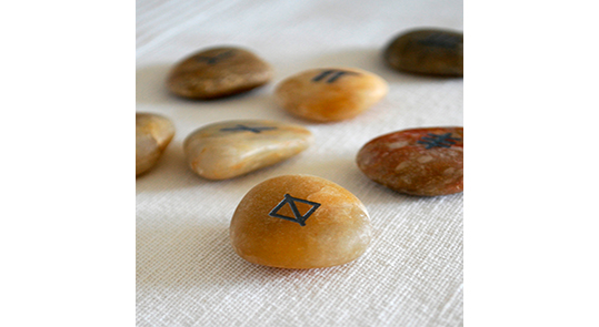 🔘 Set de 7 oghames en pierre