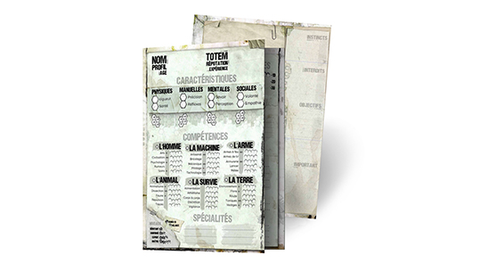 📜 Fiches de personnage Vermine 2047