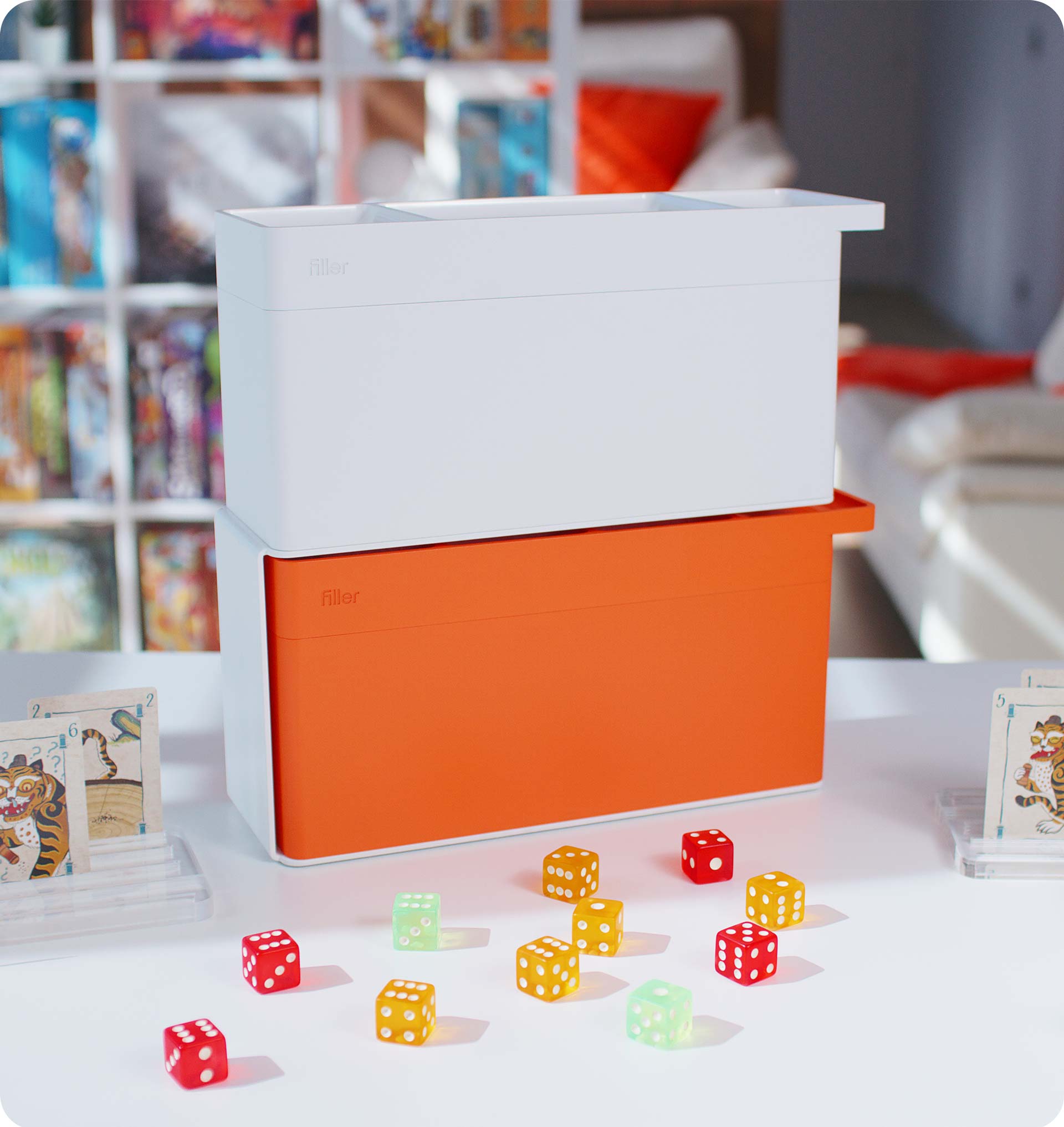 FILLER - Storage System for Pocket Board Games