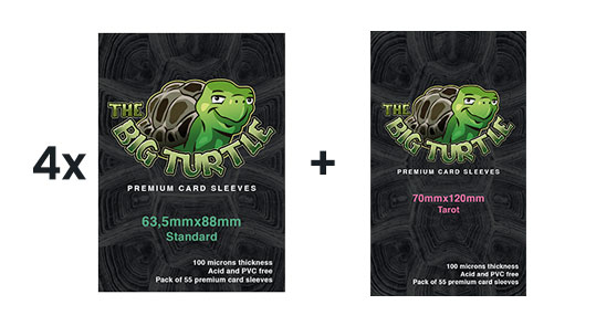 Fundas Premium 4x packs standard + 1x pack de Tarot