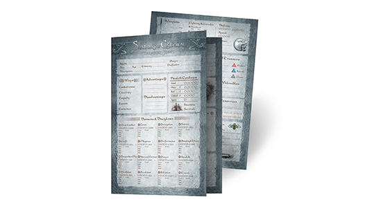 📜 Esteren Character Sheets