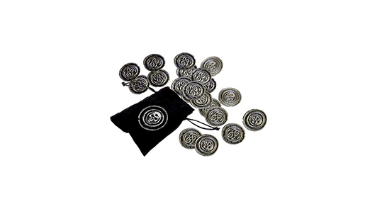 ⚜️ Set de 20 Oboles en métal + Bourse